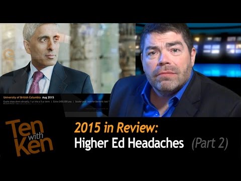 Watch Video: 2015 in Review: Higher Ed Headaches (Part 2)