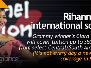 Rihanna launches international scholarships