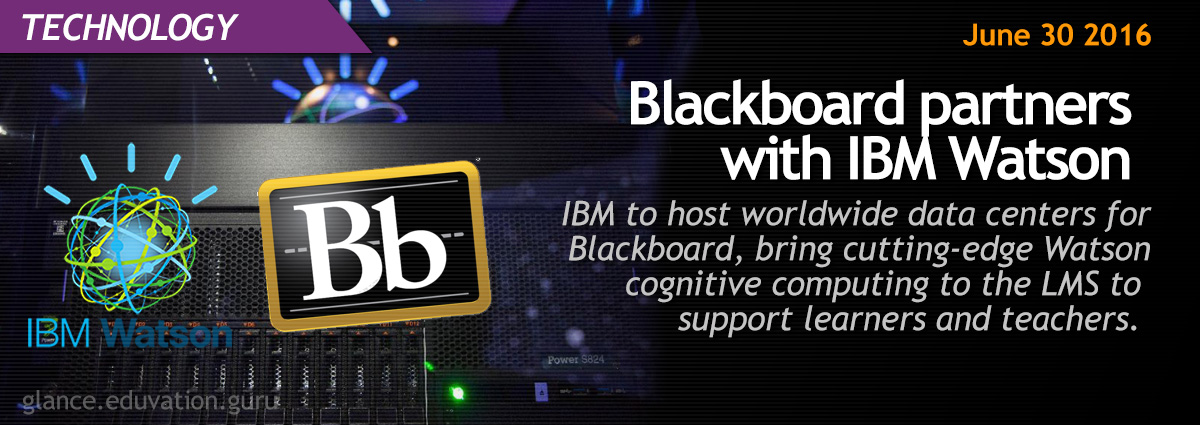 Blackboard partners with IBM Watson