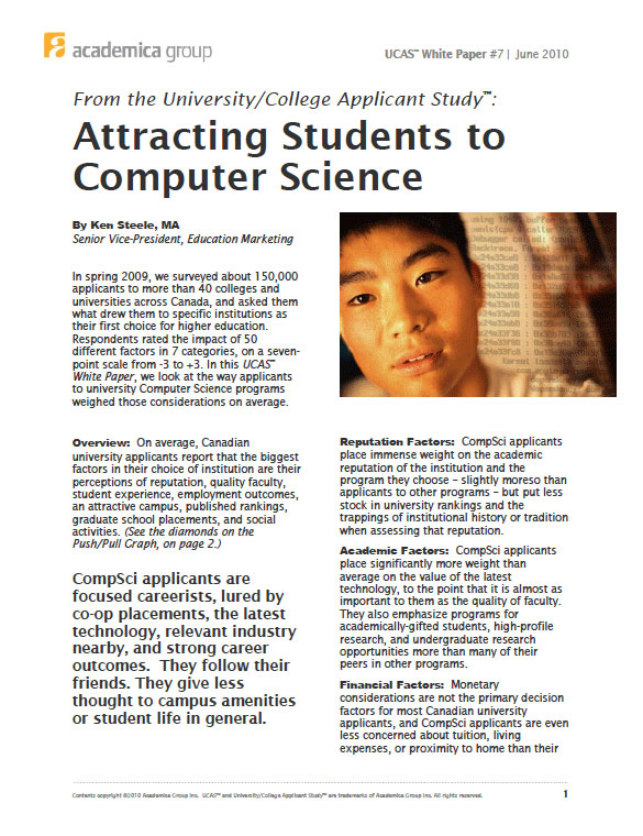 Attracting Students to Computer Science
