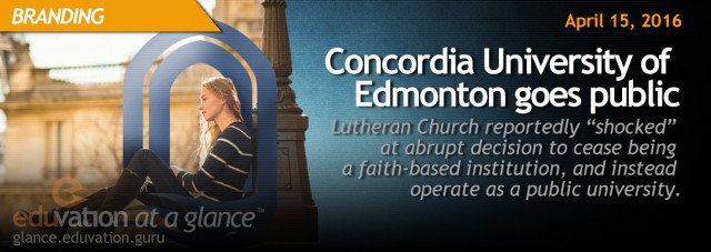 Concordia University of Edmonton Goes Public