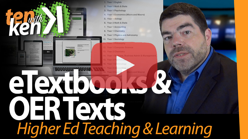 eTextbooks and OER Texts