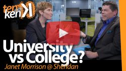 University vs College? Janet Morrison@ Sheridan