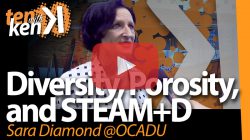 Sara Diamond, OCAD University, on Diversity, Porosity and STEAM+D