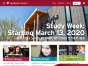 Red River College home page - March 14