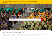 uCalgary home page - March 14