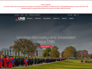 UNB home page - March 14